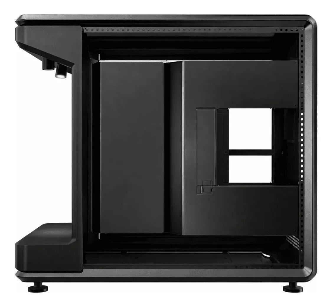 Gabinete Cooler Master MasterFrame 360 Stage Mirror Mid Tower Tempered Glass Black s/Fuente - foto 7 | Variic