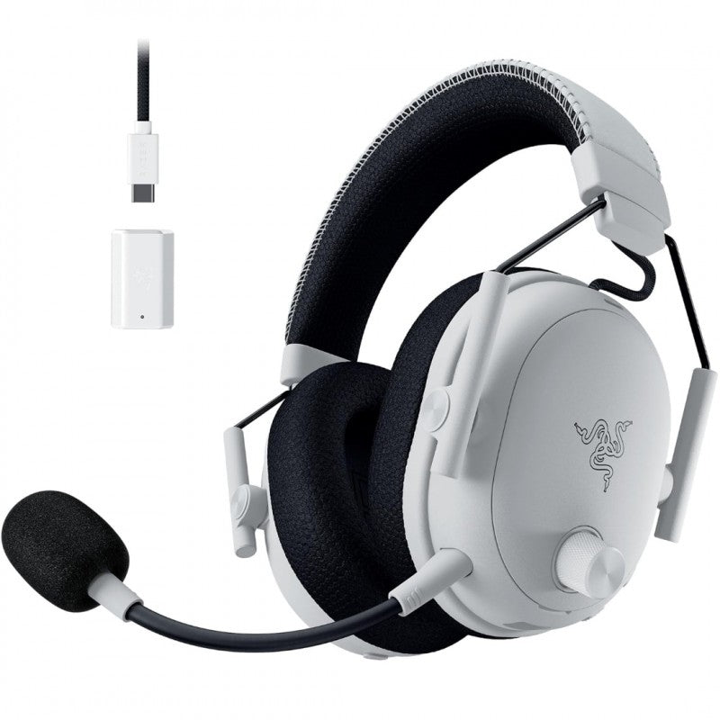 AURICULAR RAZER BLACKSHARK V3 PRO WHITE HYPERSPEED WIRELESS+BT ANC THX - foto 10 | Variic