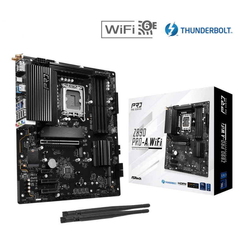 MOTHER ASROCK (LGA1851) Z890 PRO-A WIFI - Comprar en Variic