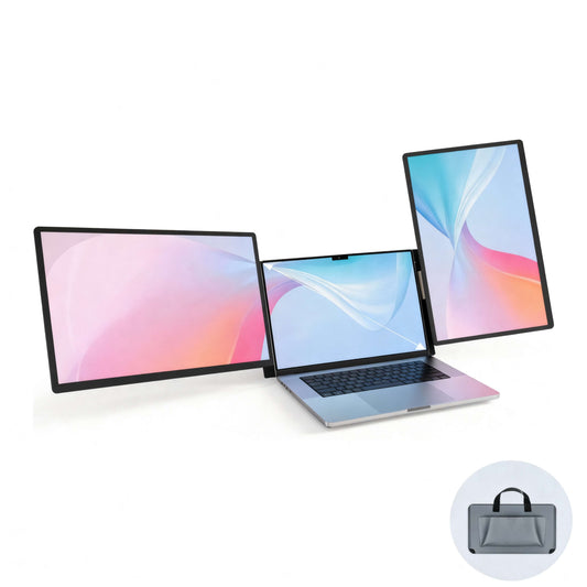 Extensor de pantalla triple VARIIC S7 16 pulgadas Full HD montado en laptop