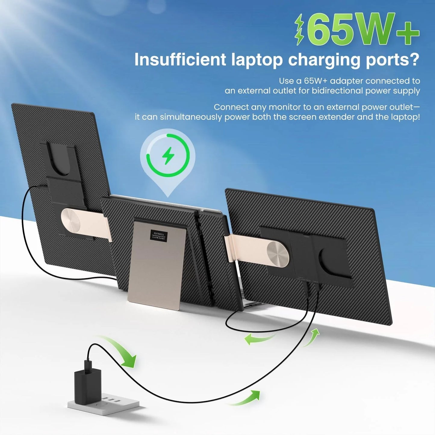 Pantalla Triple Portátil - VARIIC S7