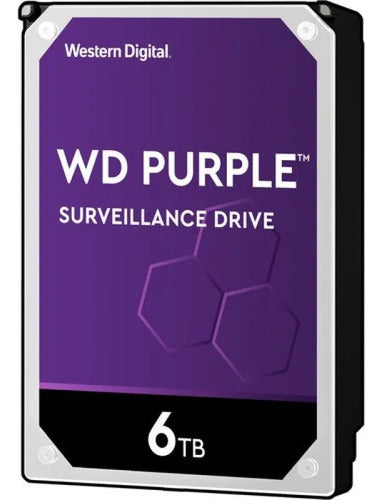 DISCO HDD 6TB WD PURPLE SURVEILLANCE WD64PURZ