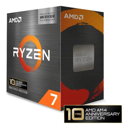 PROCESADOR AMD (AM4) RYZEN 7 5800X3D / SIN COOLER
