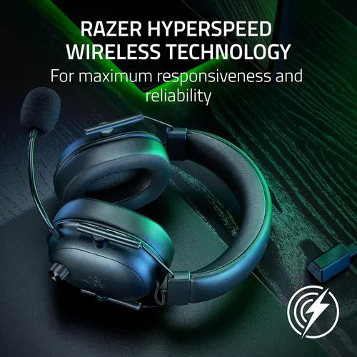 AURICULAR RAZER BLACKSHARK V3 WHITE HYPERSPEED WIRELESS+BT USB THX
