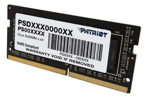 MEMORIA PATRIOT SIGNATURE LINE SODIMM 8GB DDR4 3200 MTS PS001764
