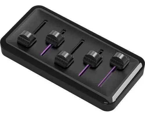 Controlador Streaming Modular Cooler Master MasterHUB Stream Kit 15 Teclas Faders y Rollers USB