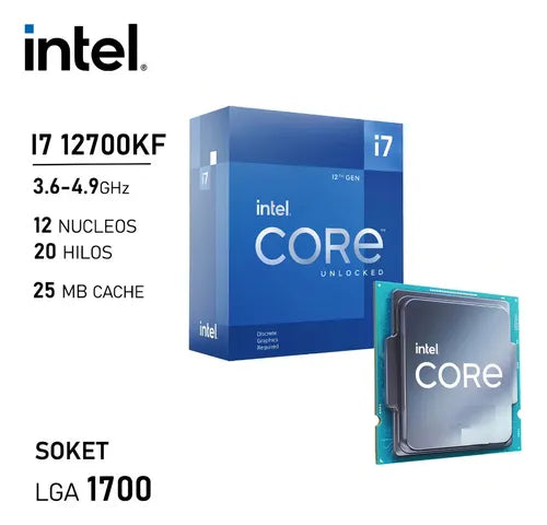 PROCESADOR INTEL (LGA1700) CORE I7 12700