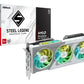 PLACA DE VIDEO ASROCK RADEON RX9060XT 8GB OC STEEL LEGEND WHITE