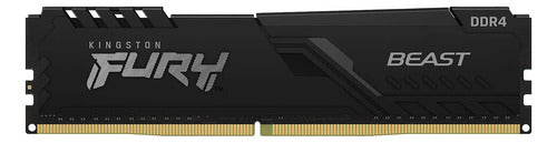 Memoria Ram UDIMM KINGSTON Fury Beast 16GB DDR4 3200MHz CL16 1.35V Single Negro