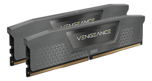 Memoria Ram UDIMM CORSAIR VENGEANCE 16GB DDR5 5200Mhz CL40 1.25V (2 x 8GB) GREY