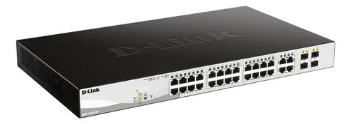 D-LINK SWITCH DGS-1210-28P 24 10/100/1000BASE-T POE 4 100/1000