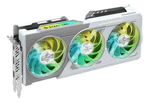 PLACA DE VIDEO ASROCK RADEON RX9060XT 8GB OC STEEL LEGEND WHITE