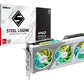 PLACA DE VIDEO ASROCK RADEON RX9060XT 8GB OC STEEL LEGEND WHITE