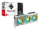 PLACA DE VIDEO ASROCK RADEON RX9060XT 8GB OC STEEL LEGEND WHITE