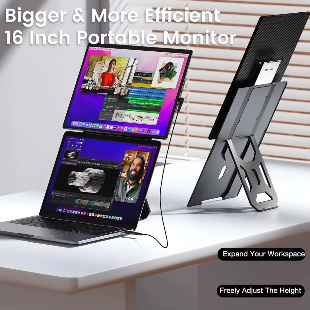 Extensor de Pantalla Portátil N2 16.1" FHD