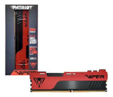 MEMORIA PATRIOT DDR4 VIPER ELITE 2 8GB 3200 MHZ CL18 RED/BLK PE000830