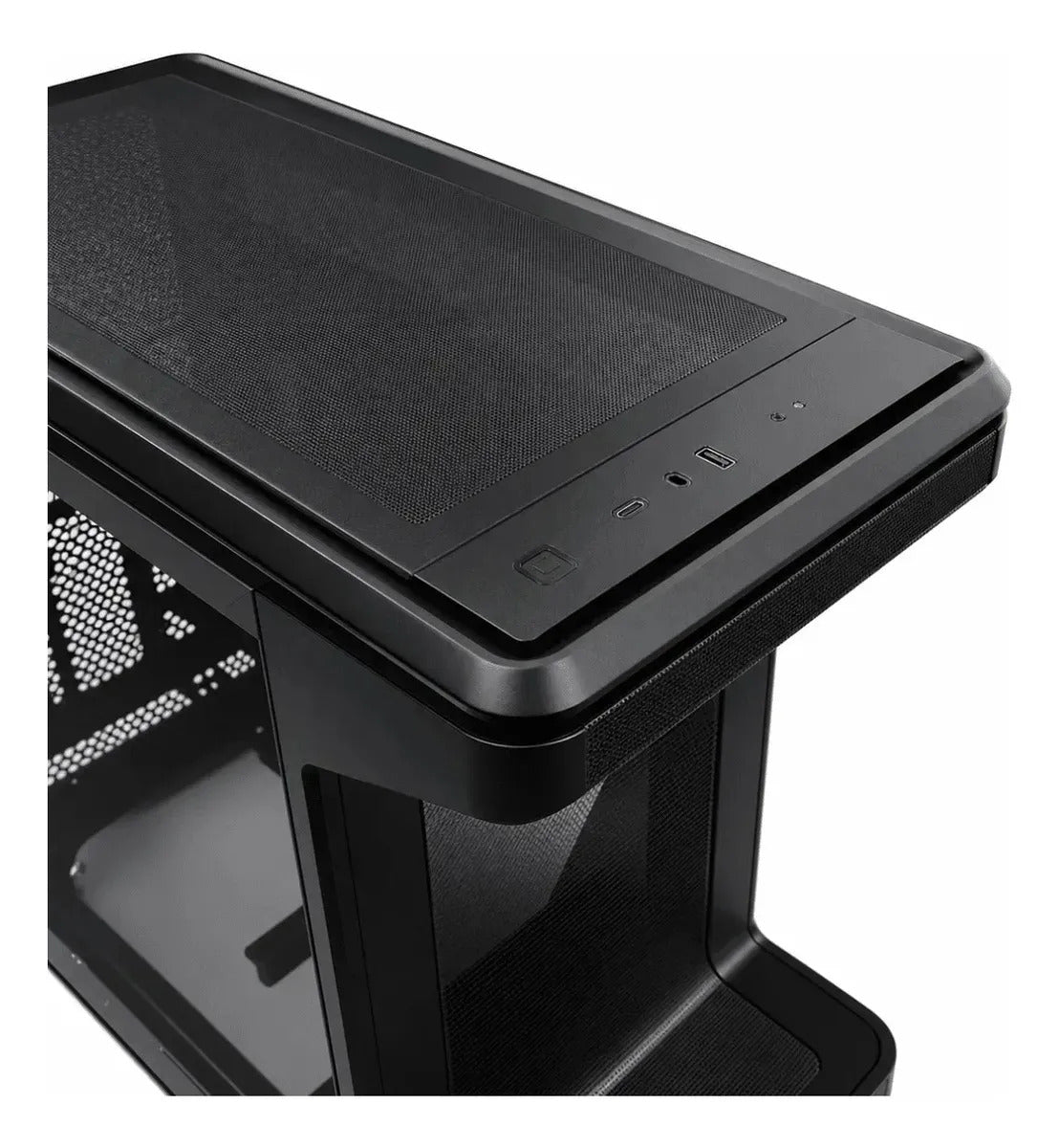 Gabinete Cooler Master MasterFrame 360 Stage Mirror Mid Tower Tempered Glass Black s/Fuente - foto 5 | Variic