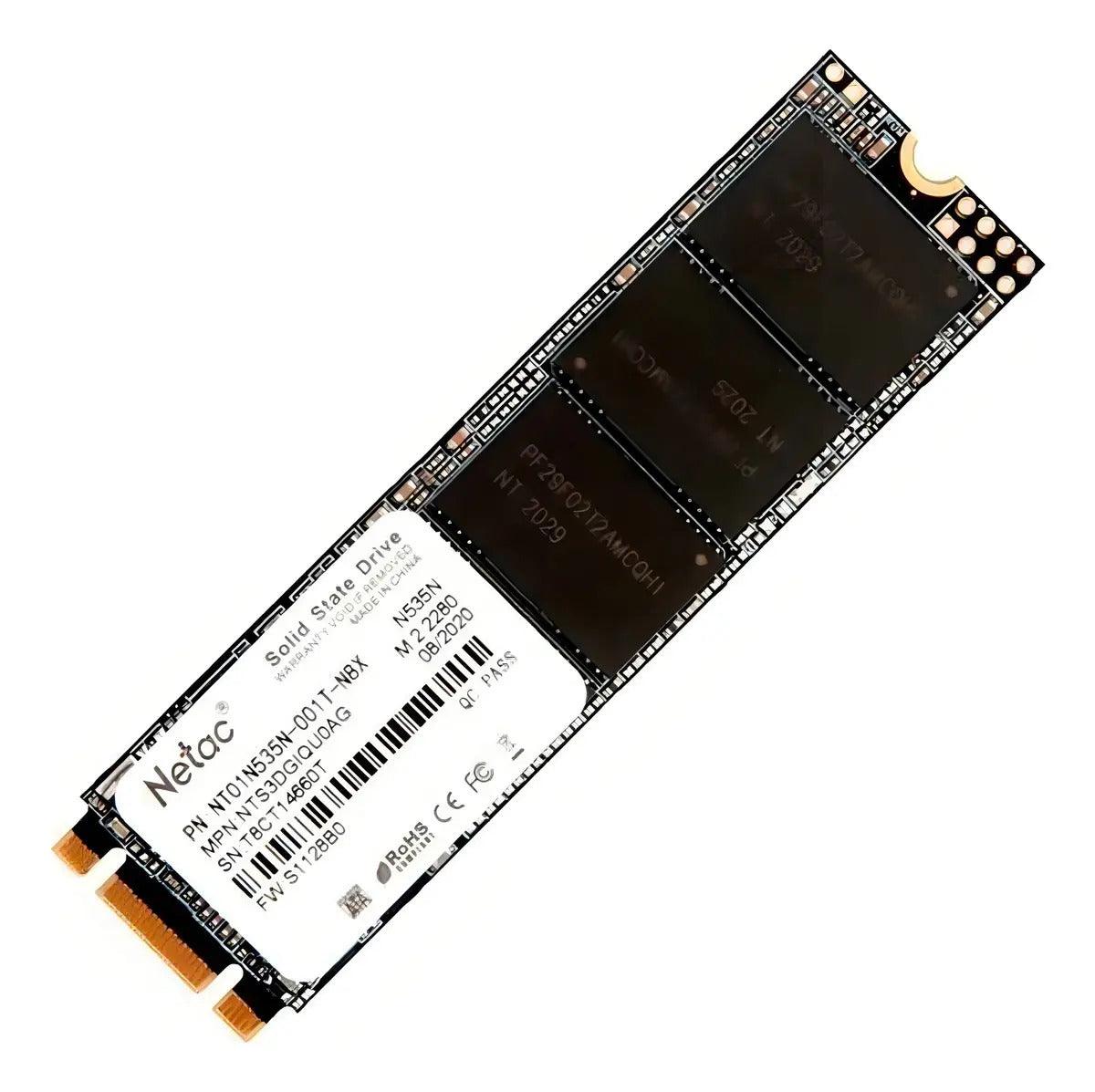 DISCO SSD NETAC N535N M.2 2280 SATAIII 3D NAND SSD 512 GB