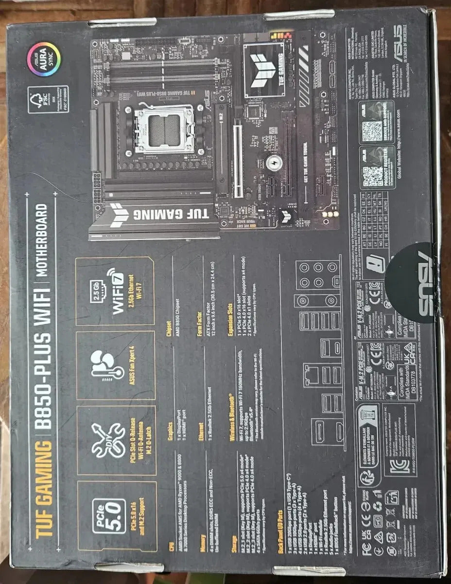 Motherboard ASUS TUF GAMING B850M-PLUS WIFI  AM5 D