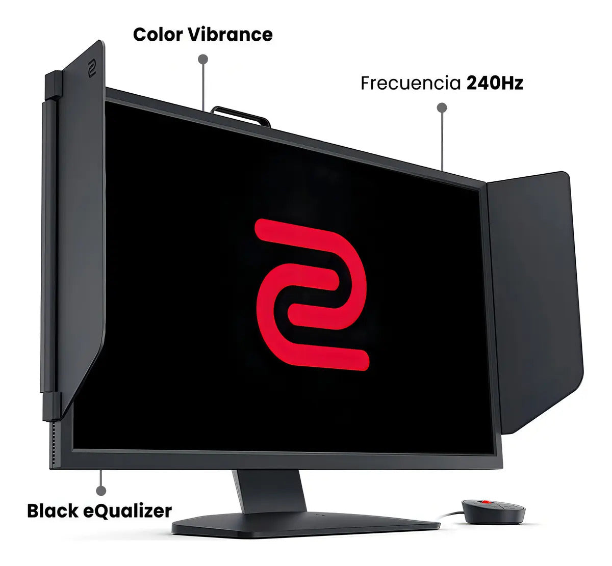 MONITOR 24,5 GAMER ZOWIE XL2546K LED TN FHD 240hz c/escudo Tecnología DyAc Black eQualizer - foto 7 | Variic