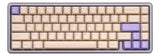 DUCKY KEYCAP SET AFTERGLOW SA US ABS SEAMLESS DOUBLE SHOT