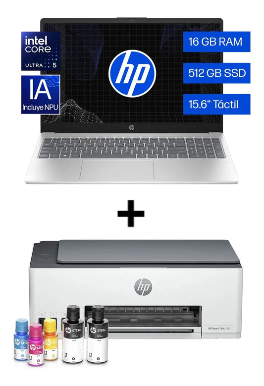 Impresora HP 580 Multifunción Smart Tank