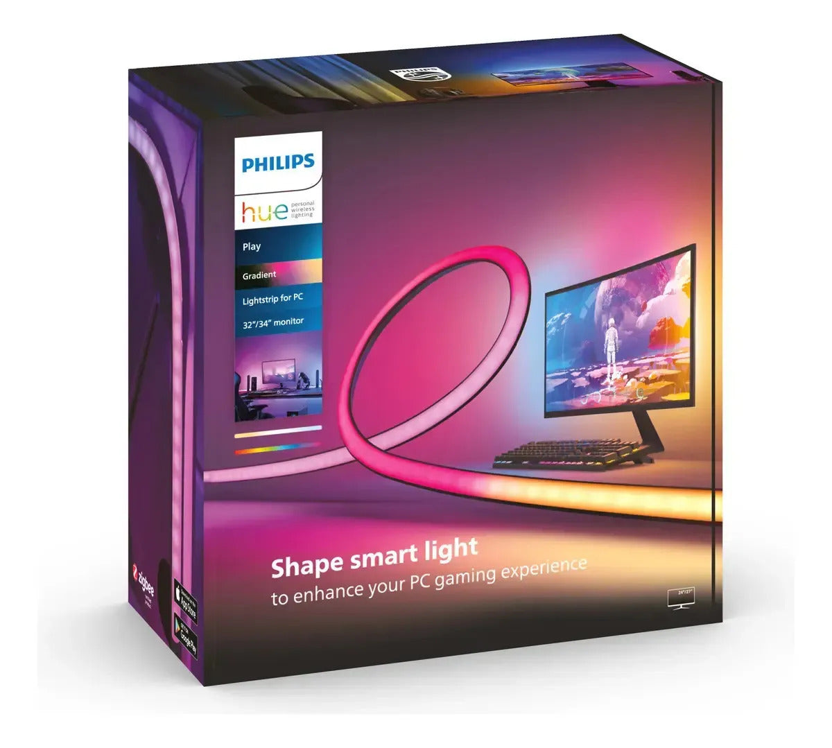 ACCESORIOS PHILIPS HUE GRADIENT PC STRIP 32 34 INCH EU - foto 2 | Variic