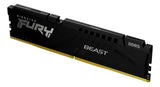Memoria Ram UDIMM KINGSTON Fury Beast 8GB DDR5 6000MHz CL36 1.35V Single Negro