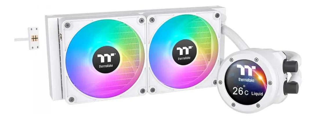 WATER COOLER THERMALTAKE TH240 V2 ULTRA EX ARGB SYNC WATER BLOCK SNOW EDITION - foto 2 | Variic