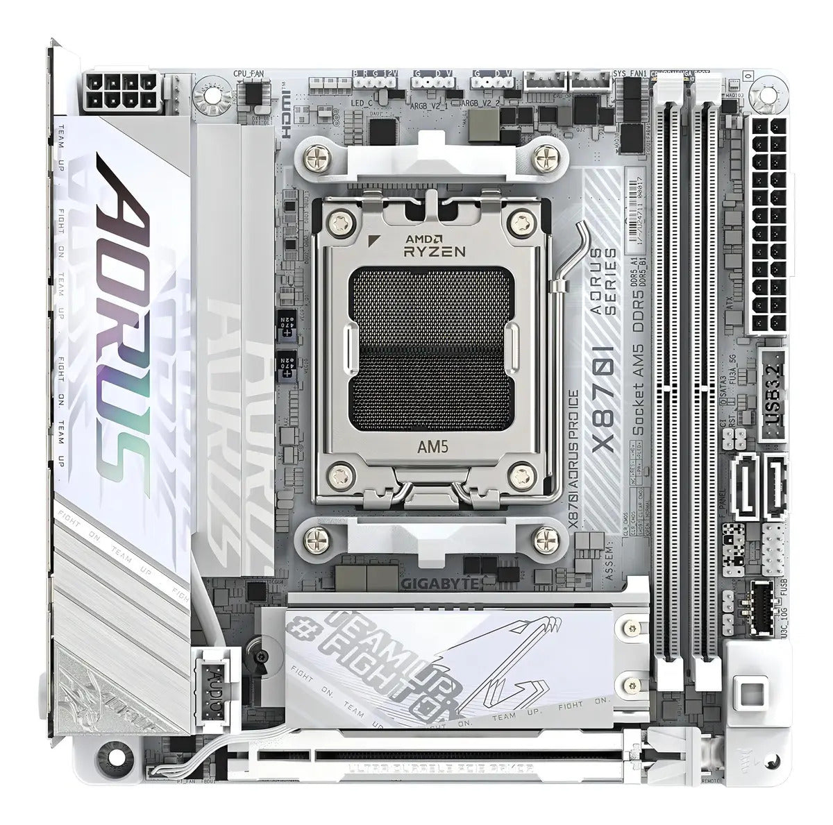 MOTHER GIGABYTE (AM5) X870I AORUS PRO ICE - foto 5 | Variic