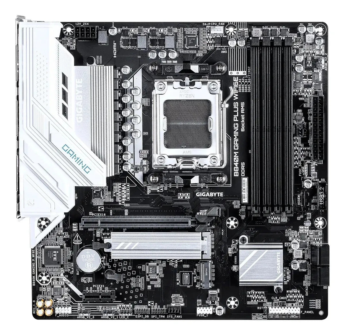 MOTHER GIGABYTE (AM5) B840M AORUS ELITE WIFI6E - foto 3 | Variic