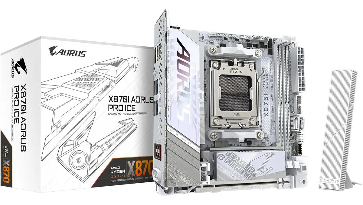 MOTHER GIGABYTE (AM5) X870I AORUS PRO ICE - foto 3 | Variic