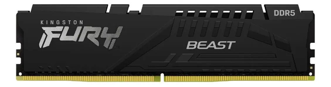 Memoria Ram UDIMM KINGSTON Fury Beast 8GB DDR5 6000MHz CL36 1.35V Single Negro