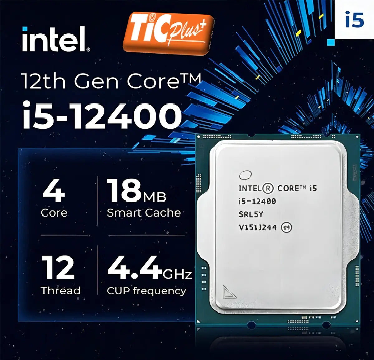 PROCESADOR INTEL (LGA1700) CORE I5 12400 - foto 6 | Variic