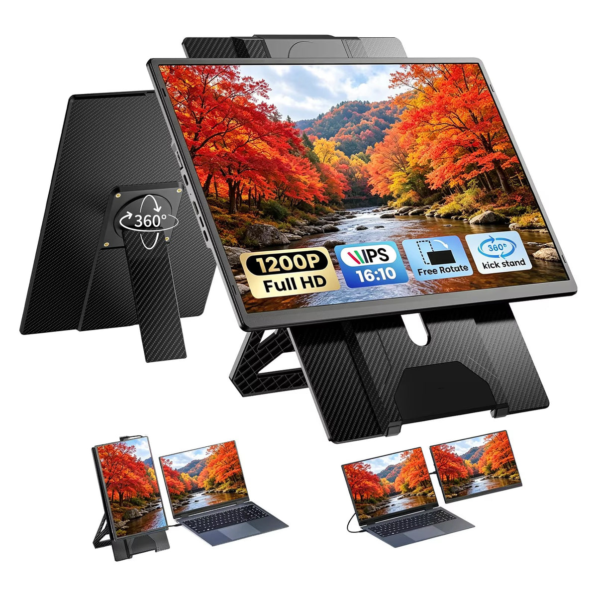 Monitor Portátil VARIIC D1 - 23.8" FHD 100Hz