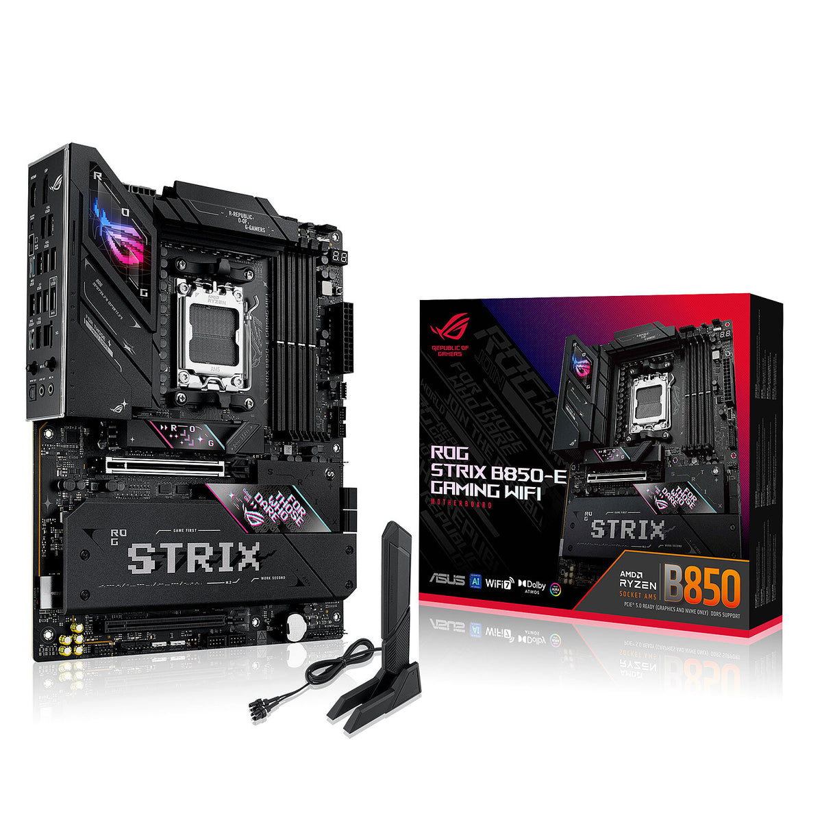 Motherboard ASUS ROG STRIX B850-E GAMING WIFI  AM5 DDR5 - Comprar en Variic