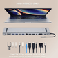 Hub USB-C 12 en 1 - Docking Station Profesional