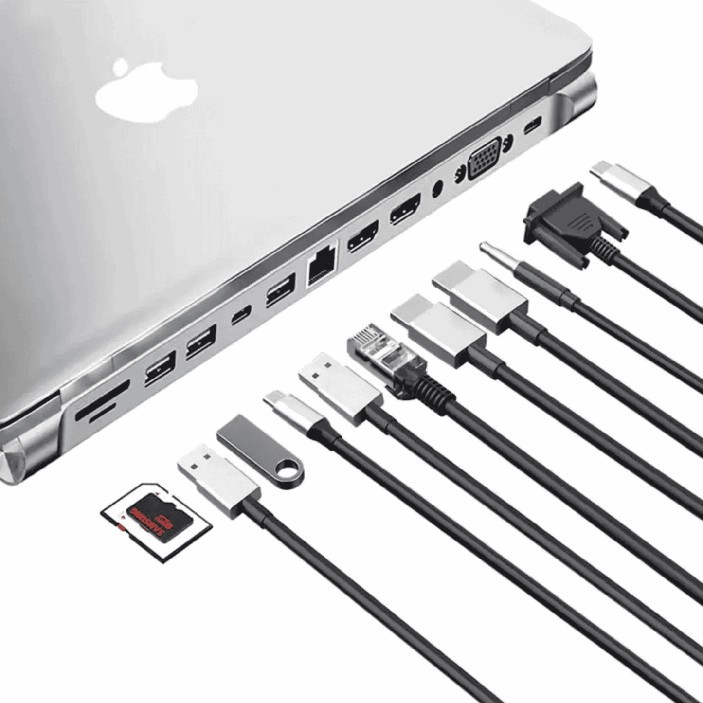 Hub USB-C 12 en 1 - Docking Station Profesional