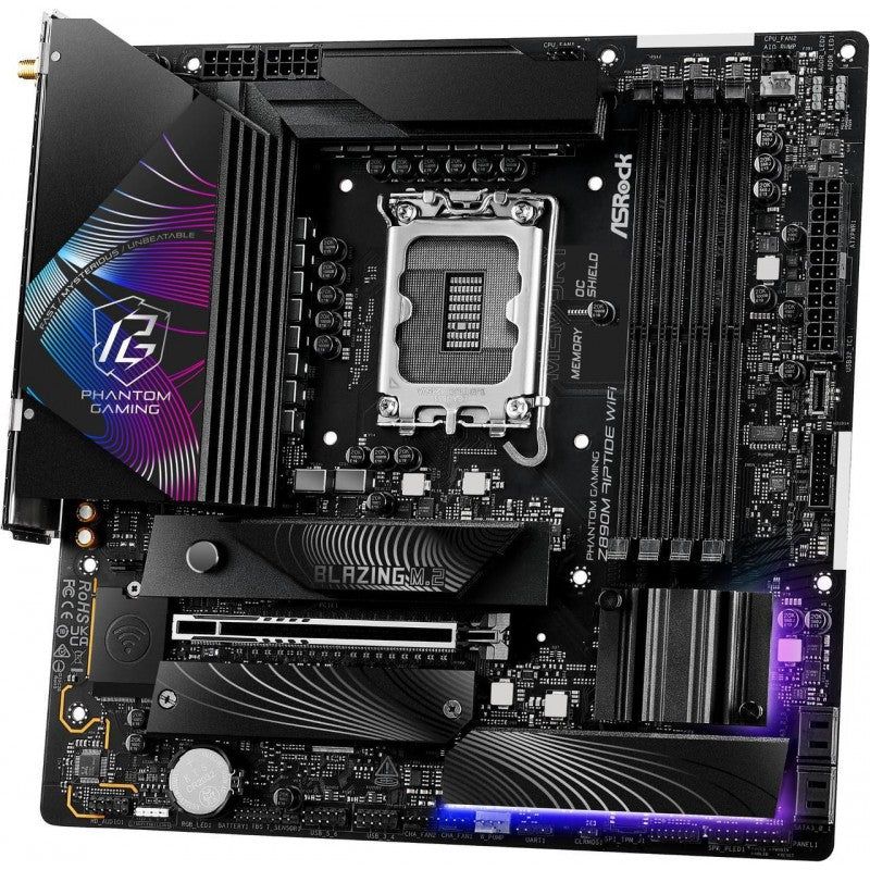 MOTHER ASROCK (LGA1851) Z890M PHANTHOM GAMING RIPTIDE WIFI - Comprar en Variic