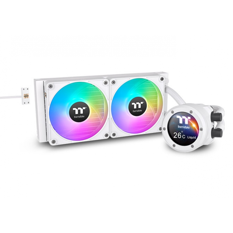 WATER COOLER THERMALTAKE TH240 V2 ULTRA EX ARGB SYNC WATER BLOCK SNOW EDITION - Comprar en Variic